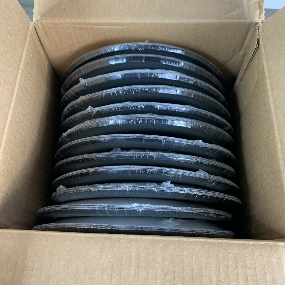 Round Disposable Paper Plates for Party Dinner Plate Black Velvet  96 Ct